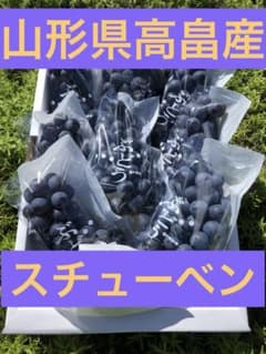 ⑰山形県高畠産ぶどうスチューベン2キロ箱満杯詰のサムネイル