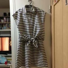 【よち☆様専用】a.v.v ボーダーワンピースのサムネイル