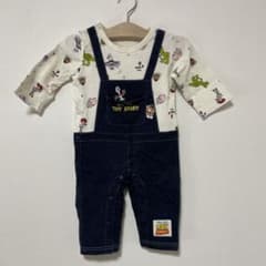 TOY STORY デニムカバーオール　ロンパース　80cm 春物　秋物のサムネイル