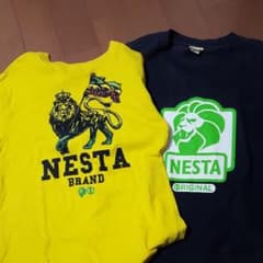 ネスタブランドTシャツ　黄・黒 2枚組のサムネイル