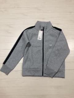 UNIQLO 男の子　ドライストレッチ スウェット フルジップブルゾン　140のサムネイル