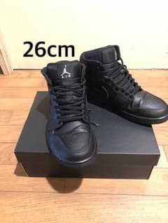 【本日限り】airjordan1 mid 黒のサムネイル