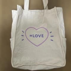 LOVE イコラブ スクエアトートバッグ - メルカリ