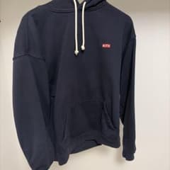 kith パーカー　ネイビー L ボックスロゴのサムネイル