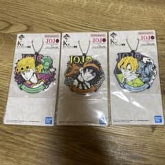 一番くじ ジョジョ 黄金の風 K賞 ラバーチャーム 3個セットのサムネイル