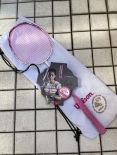 ウィルソンFIERCE CX9000 バドミントンラケット　松友美佐紀モデル 819本限定 WILSON FIERCE CX9000J松友美佐紀完全仕様 - メルカリ