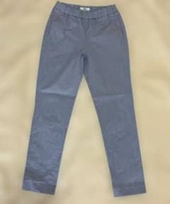 45R ヒッコリー ストレッチパンツ【サイズ1】総ゴム クロップド 『未使用』のサムネイル