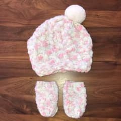 ニット帽&手袋セット　next 1-2yrs  女の子のサムネイル