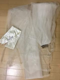 【格安セット価格】タカミブライダル ロングベール ロンググローブのサムネイル