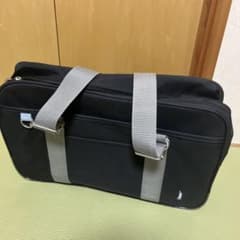 黒いナイロンバッグ 2つのジッパー付きのサムネイル