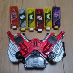 仮面ライダーW 変身ベルト・ガイアメモリセット　※ベルト帯なし