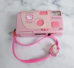 ハローキティ FUJIFILM Epion カメラ ストラップ付き レトロ - メルカリ