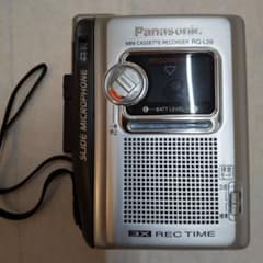 Panasonic ミニカセットレコーダー RQ-L26 動作確認済 Panasonic ミニカセットレコーダー RQ-L26 - メルカリ