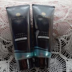 新品未開封UMIKARA ヘアカラートリートメント ブラック 2本セット