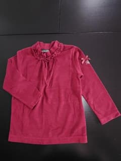BeBe 長袖ハイネックトップス ボルドー 90cmのサムネイル