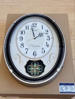 【新品未使用品】SEIKO 掛け時計　電波クロック　AM259Bのサムネイル