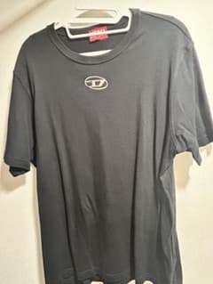 DIESEL ディーゼル メタルロゴ Tシャツ ブラック
