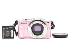 Panasonic LUMIX DMC-GF3 ピンク ボディ ミラーレス一眼 - メルカリ