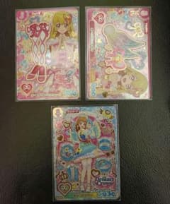 アイカツカード オデットスワン オーロラキス 3枚セットのサムネイル