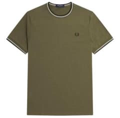 Fred Perry 半袖Tシャツ オリーブのサムネイル