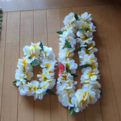 プルメリア レイ 2点セット フラダンスのサムネイル