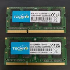 【超希少品、美品】TECMIYO　16GB (8GB×2枚) DDR3-1333 超希少品、美品】TECMIYO 16GB (8GB×2枚) DDR3-1333 - メルカリ