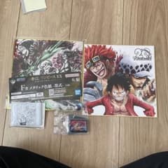 ワンピース 一番くじ 色紙 でんでん虫 缶バッジ キッドのサムネイル
