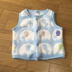 ぞうさん柄モコモコベストのサムネイル