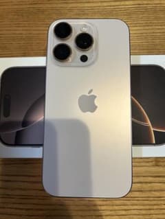 iPhone 16Pro 256GB デザートチタニウム 【画面割現状】 - メルカリ