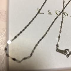 L&Co. プラチナフラワーエクレアチェーンネックレス チョーカー 刻印 