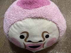 こびとづかん フェイスBIGぬいぐるみ　クッション　カクレモモジリ