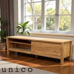 unico ウニコ SOTO AVボード W1500 チーク無垢材 北欧風 - メルカリ