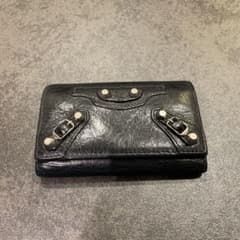 Balenciaga ブラック レザー キーケースのサムネイル