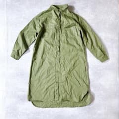 Discoat mini Shirt Dress, Khaki, Size 130
