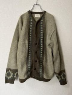 60s 70s BRENT モヘアカーディガン 60s-70s BRENT ウール モヘア カーディガン - メルカリ