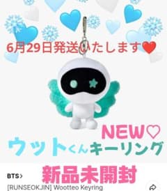 【完売品‼️】BTSジン RUNSEOKJINウットキーリング　新品未開封ラス1 BTS JIN ジン RUNSEOKJIN Wootteo Keyring - メルカリ