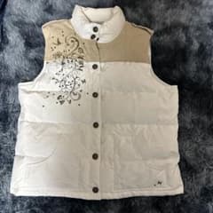 OLD NAVY ホワイト ダウンベストのサムネイル
