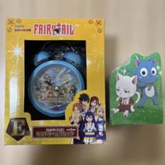 フェアリーテイル タイトーくじ E賞 ミニアラームクロック　I賞　メモパッドのサムネイル