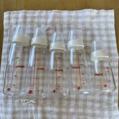 ピジョンスリムタイプ哺乳瓶５本セットのサムネイル