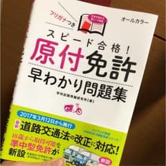 スピード合格!原付免許早わかり問題集のサムネイル