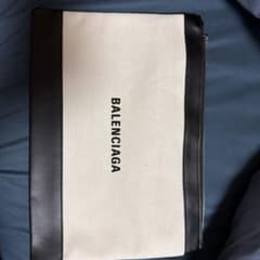 BALENCIAGA クラッチバッグ ホワイト/ブラックのサムネイル