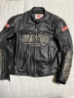SIMPSON シンプソン レザージャケット ライダースのサムネイル