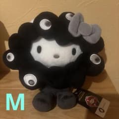 新品】ミャクミャク キティちゃん なりきりぬいぐるみ黒 サイズM