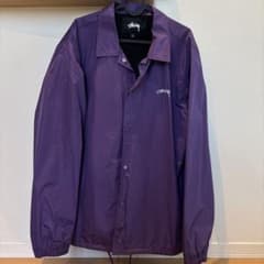 美品】Stüssy パープル ナイロンジャケット L - メルカリ