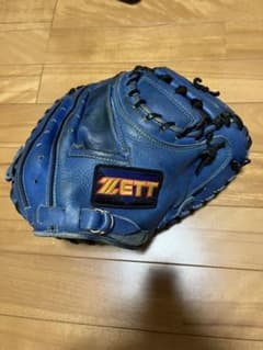 ZETT 軟式　古田敦也モデル　BRC-38012 キャッチャーミット 日本製 ZETT 軟式用 キャッチャーミット ブルーBRC-27YFZ 古田敦也モデル