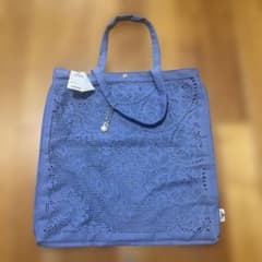Chikazawa 近沢レース エコバッグ ブルーのサムネイル