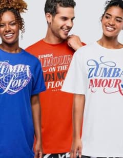 新品　ZUMBA Tシャツ 赤【正規品】のサムネイル