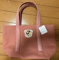 ラブラリーバイフェイラーオールドテディ ワッペントートバッグ ピンク