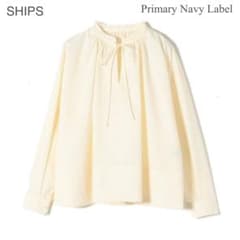 美品 2.7万 SHIPS ギャザー リボン ブラウス シップス シャツ - メルカリ