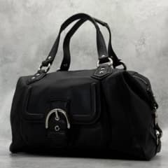 COACH コーチ ハンドバッグ ソーホー レザー ブラック サッチェル y2k